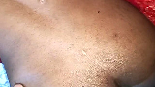 Ejaculation on my girlfriend niki's buttocks she loves it