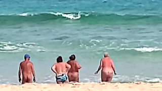 Naked in the Sea with the Girls!