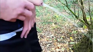 Pissing Outdoors with my Big Dirty Dick