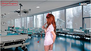 Nurse Does Kinky Things In Front Of Her Patient - Joi Solo Girl