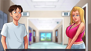 Sex with stepsister and neighbour .(summer time saga game)