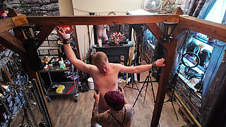 Mistress Izar & Latex Bubble in the Dungeon