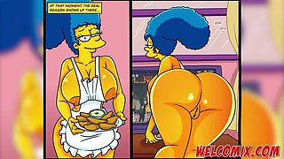Big Ass Hentai Afternoon - The Simptoons Anal Domination & Double Penetration