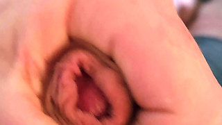 Quick cumshot closeup