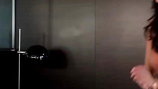 Hot tiny masseuse gets her twat sucked by brunette milf