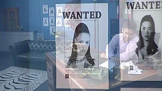 Tammie Lee lets the booty hunter and his buddy jizz on her