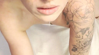 Obsessed POV - Sloppy Ahegao Deepthroat & Intense Close-up (german Amateur)