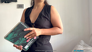 He Cheats on His Wife with the New Big Ass Nanny. Beautiful Body - Marasexxxx