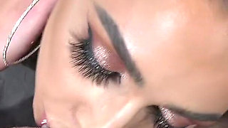 Big Dick Stud Gets Sloppy BJ & Rimjob by Tatted Babe Claudia Rose